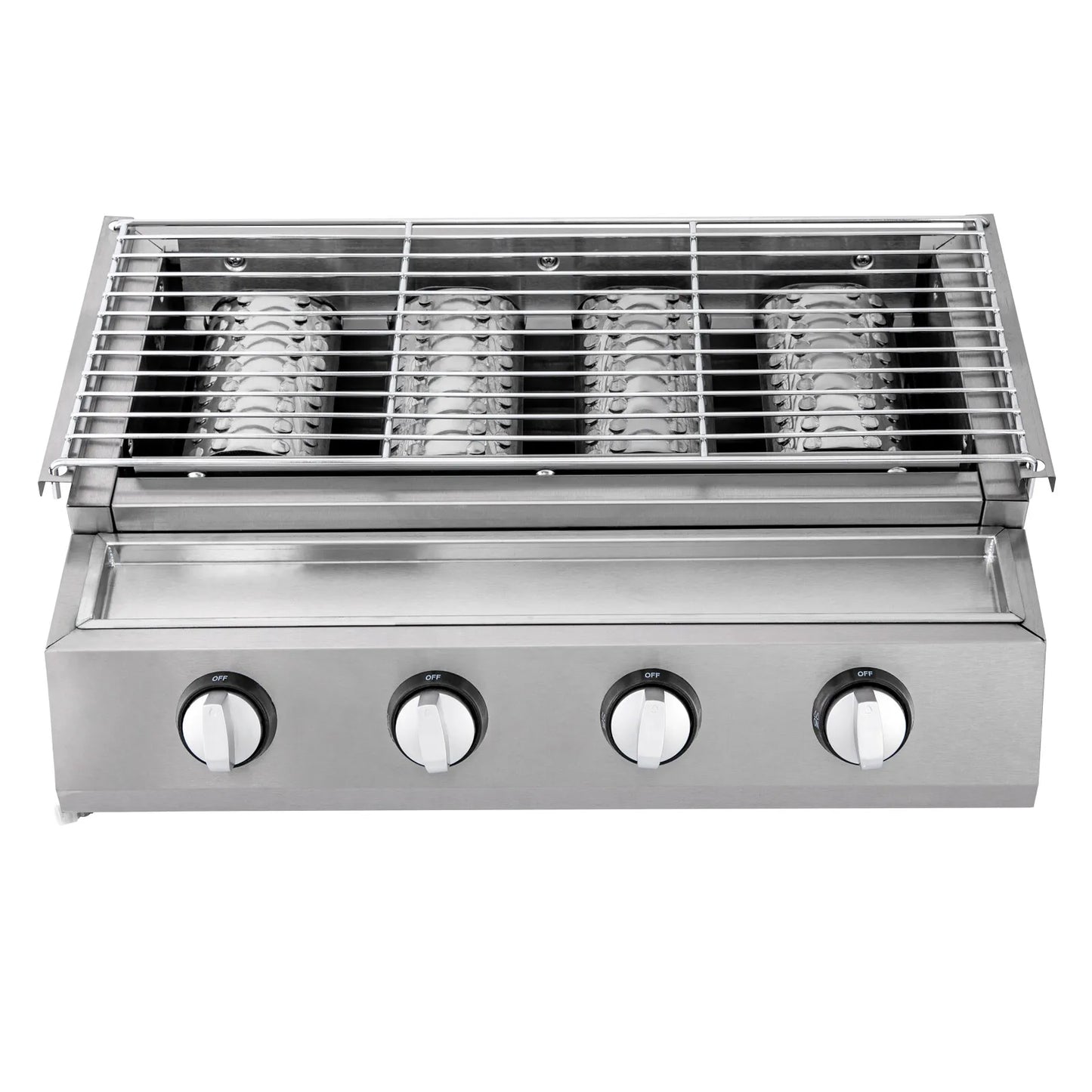 Gas BBQ Grill Stainless Steel Four Burner For Outdoor Cooking