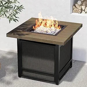 Grand Patio CSA Safety Approved Gas Fire Pit Table 50000 BTU Propane Outdoor