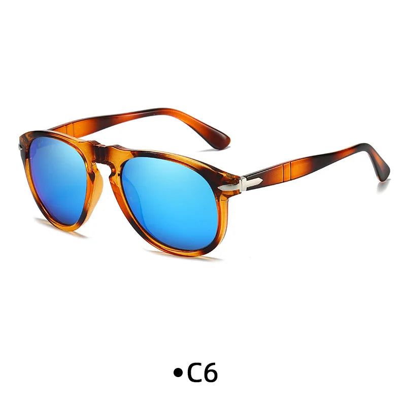 New Polarized Sunglasses Men Fashion Outdoor Camping Sports Driving Uv Resistant Glasses Women Retro Decorative Glasses Uv400
