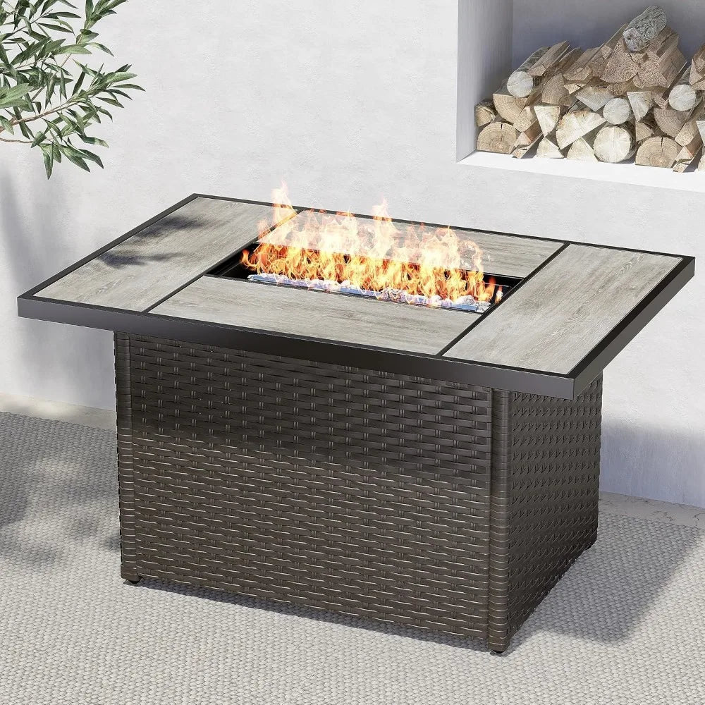 Grand Patio CSA Safety Approved Gas Fire Pit Table 50000 BTU Propane Outdoor