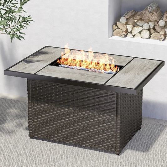Grand Patio CSA Safety Approved Gas Fire Pit Table 50000 BTU Propane Outdoor