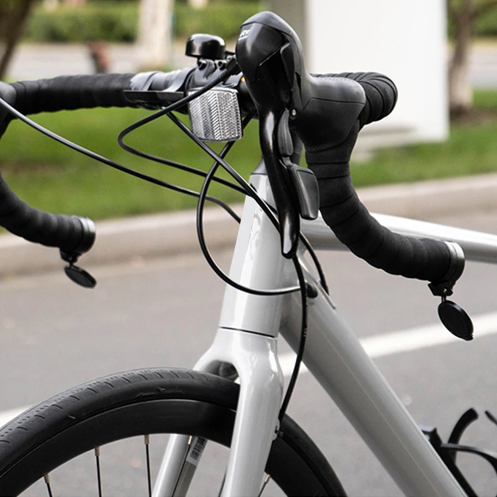 Bicycle Rearview Mirror HD Cycling Handlebar Convex Mirror Universal Riding Handlebar End Rearview Mirror for Outdoor Sports