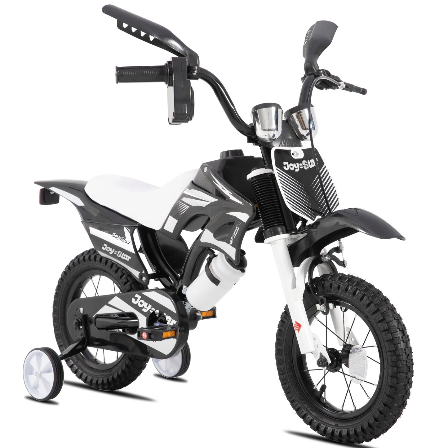 JOYSTAR Kids Bike With Training Wheels And Number Plate
