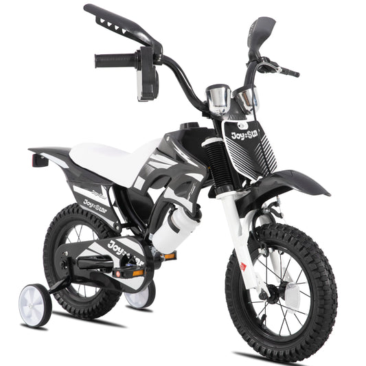 JOYSTAR Kids Bike With Training Wheels And Number Plate