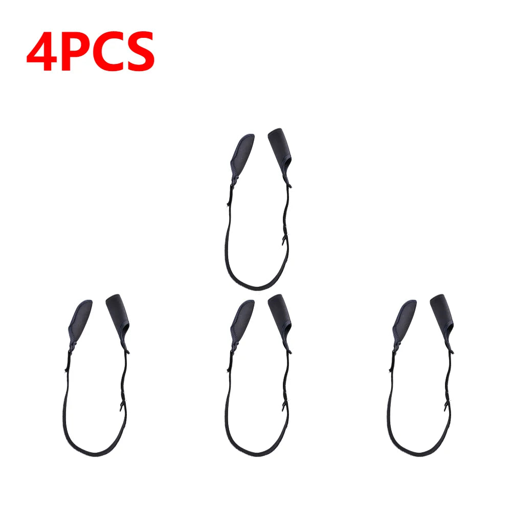 1-10PCS Fishing Rod Protection Sleeves Luya Bundle Rod Belt Adjustable Fishing Rod Sleeves Cover Strap Rod Organizer Fish Tool