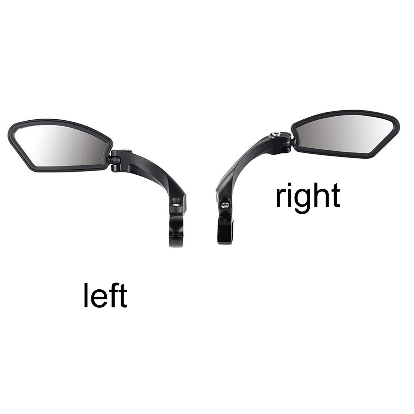 Bicycle Rearview Mirror Right/Left Wide Range Rearview Mirror HD Glass Lens Adjustable Angle Reflector Cycling Wide Range Mirror