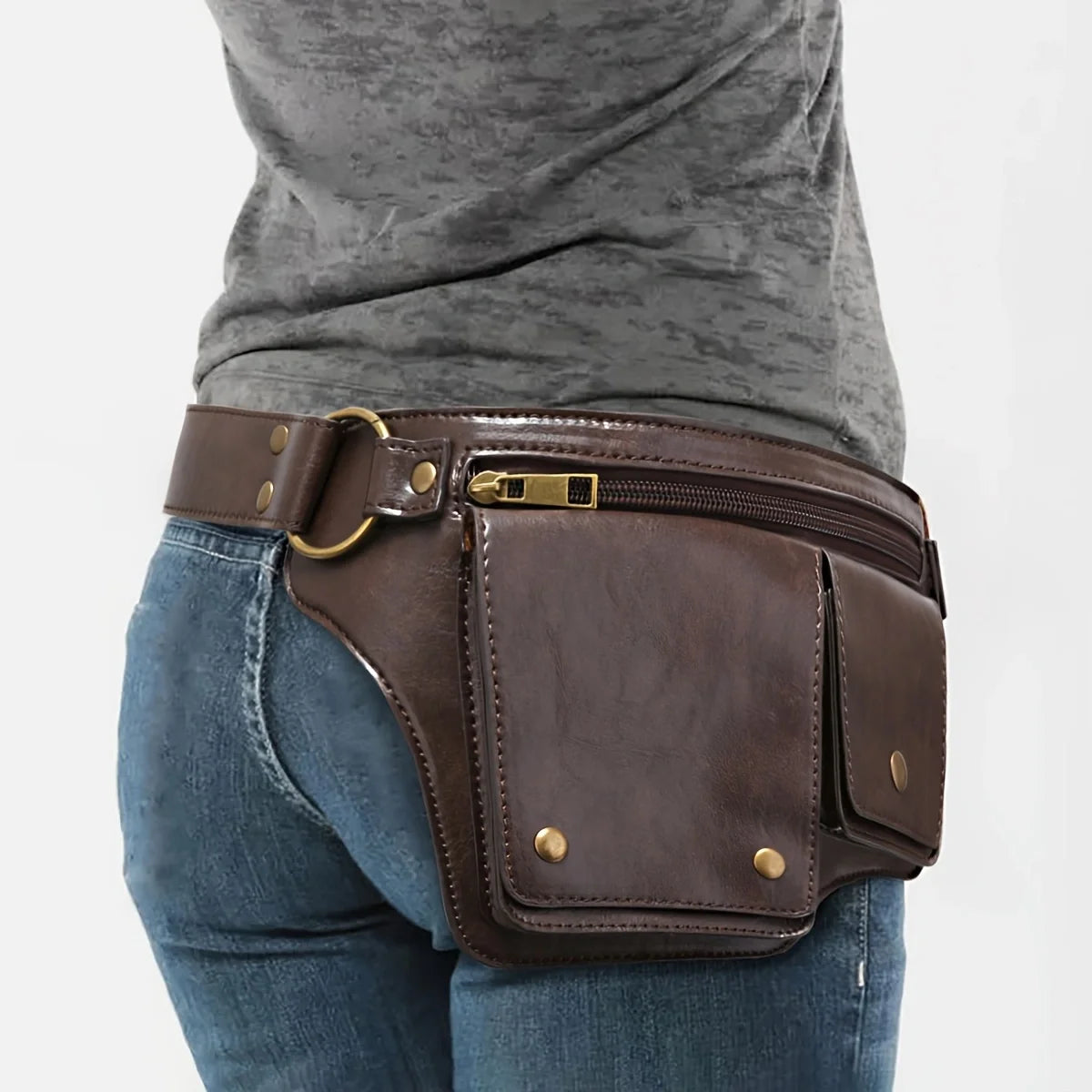 Versatile Outdoor Waist Bag Adjustable Strap Multi Pocket Hip Pack Hiking Camping Travel Daily Use Unisex Casual Storage Pouch