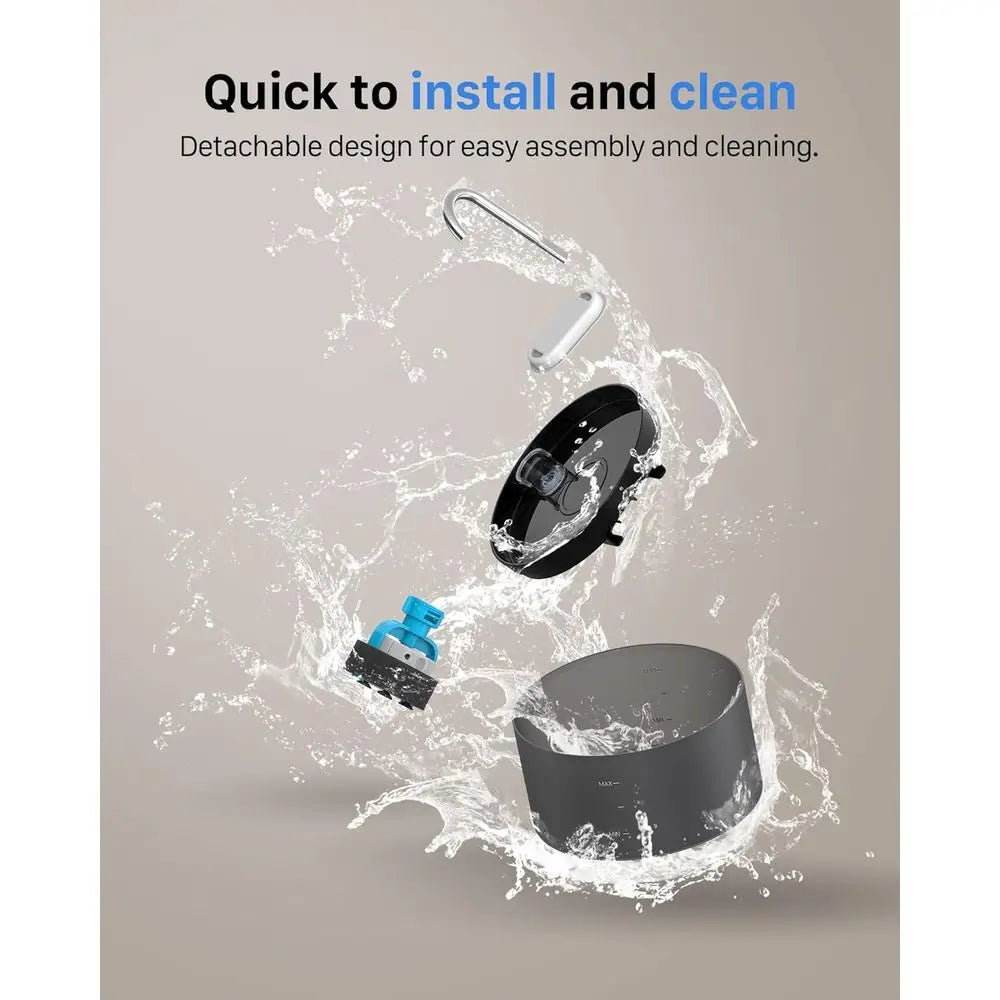 Cat Water Fountain: Dog Bowl Fountains - Automatic Pet Dispenser - Dogs Drinking Waterer Bowls Indoor - Auto Watering Dish Suppl